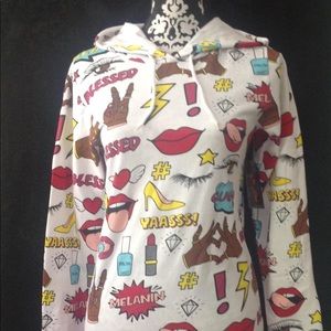 On fire size M graphic /New